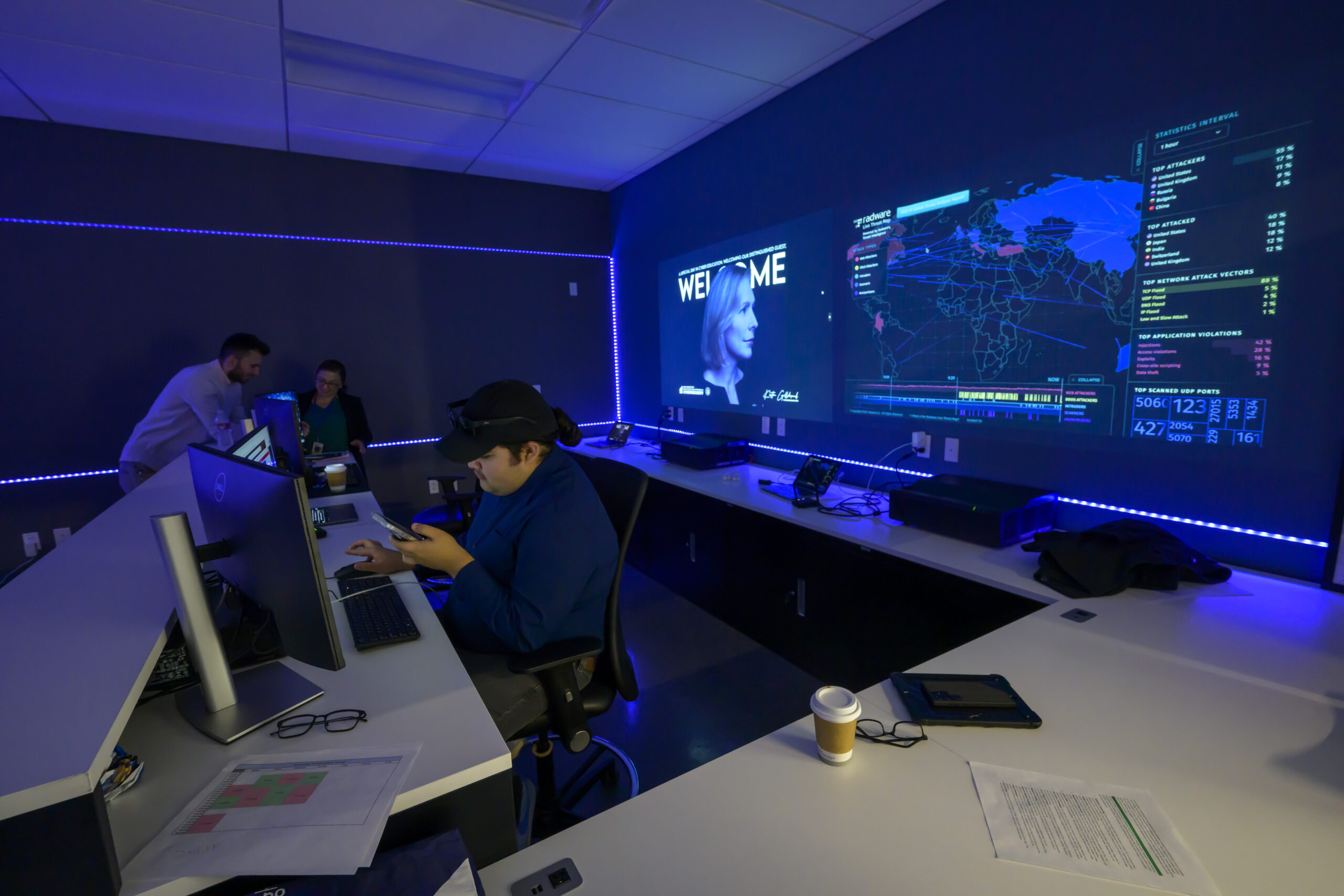 Cybersecurity Center opening press conference at Westchester Community College